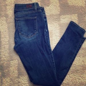 Paige jeans, medium wash, size 27, skinny jeans